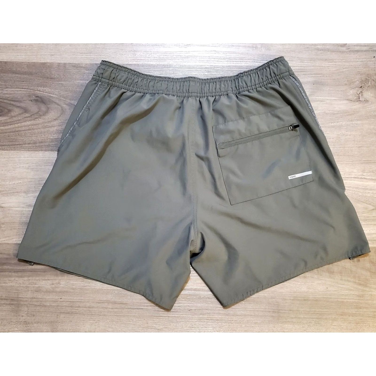 Vuori Vuori Trail Short Lined Mens XL Green Active stretch Gorpcore Size US 33 - 2 Thumbnail