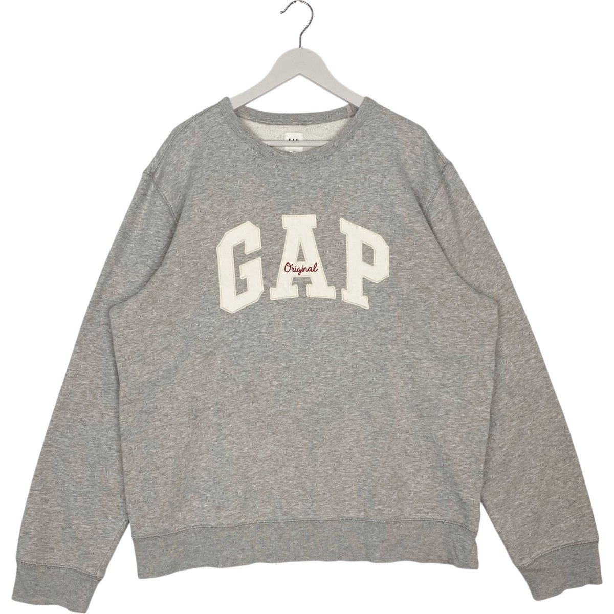 Other Vintage GAP Hoodie Big Logo Printed Gray Pullover Jumper L Size US L / EU 52-54 / 3 - 1 Thumbnail