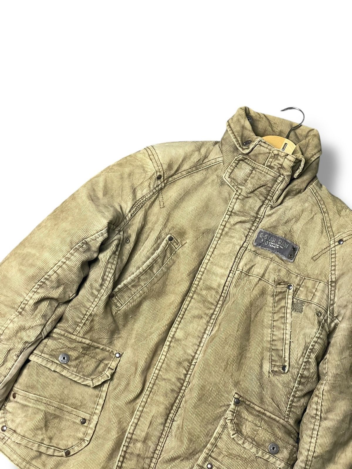G-Star × Vintage G-Star Raw Brand Corduroy Multipocket Jacket (115 