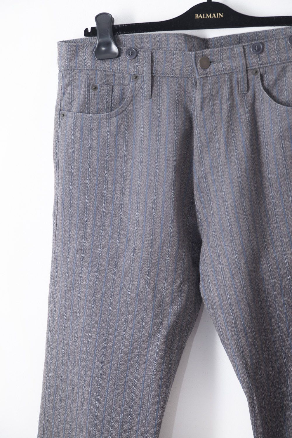 Nigel Cabourn Vintage striped work trousers Size US 32 / EU 48 - 2 Thumbnail