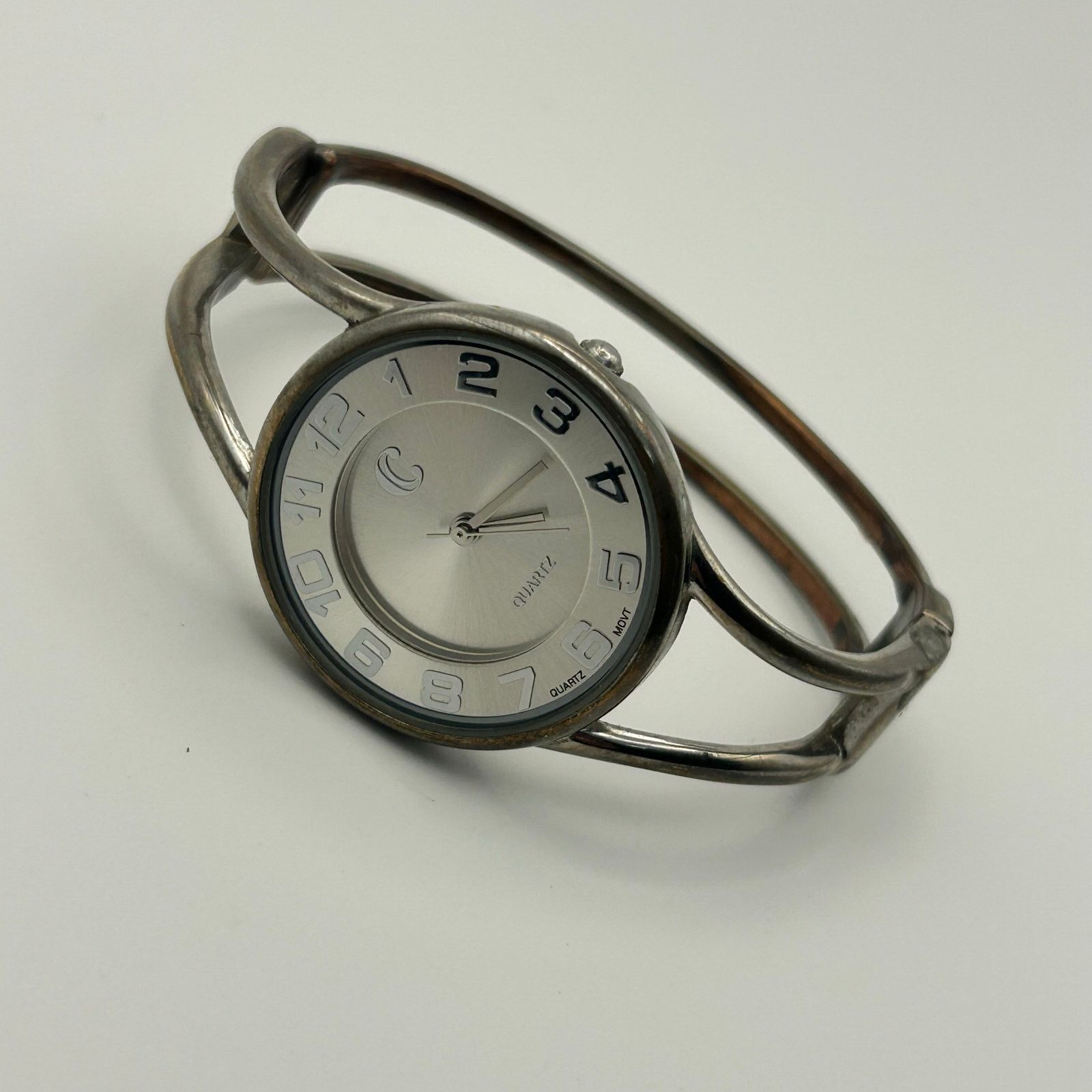 Other Charming Charlie Silver Women’s Bangle Watch New Battery Size ONE SIZE - 4 Thumbnail