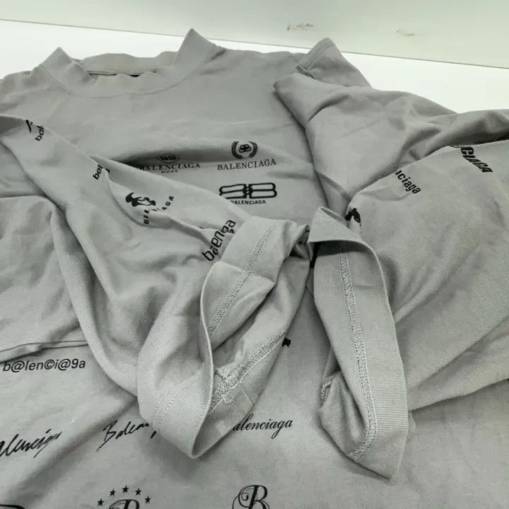 Balenciaga Balenciaga Balenciaga SS23 Logo Print Long Sleeve Sweatshi Size US L / EU 52-54 / 3 - 9 Thumbnail