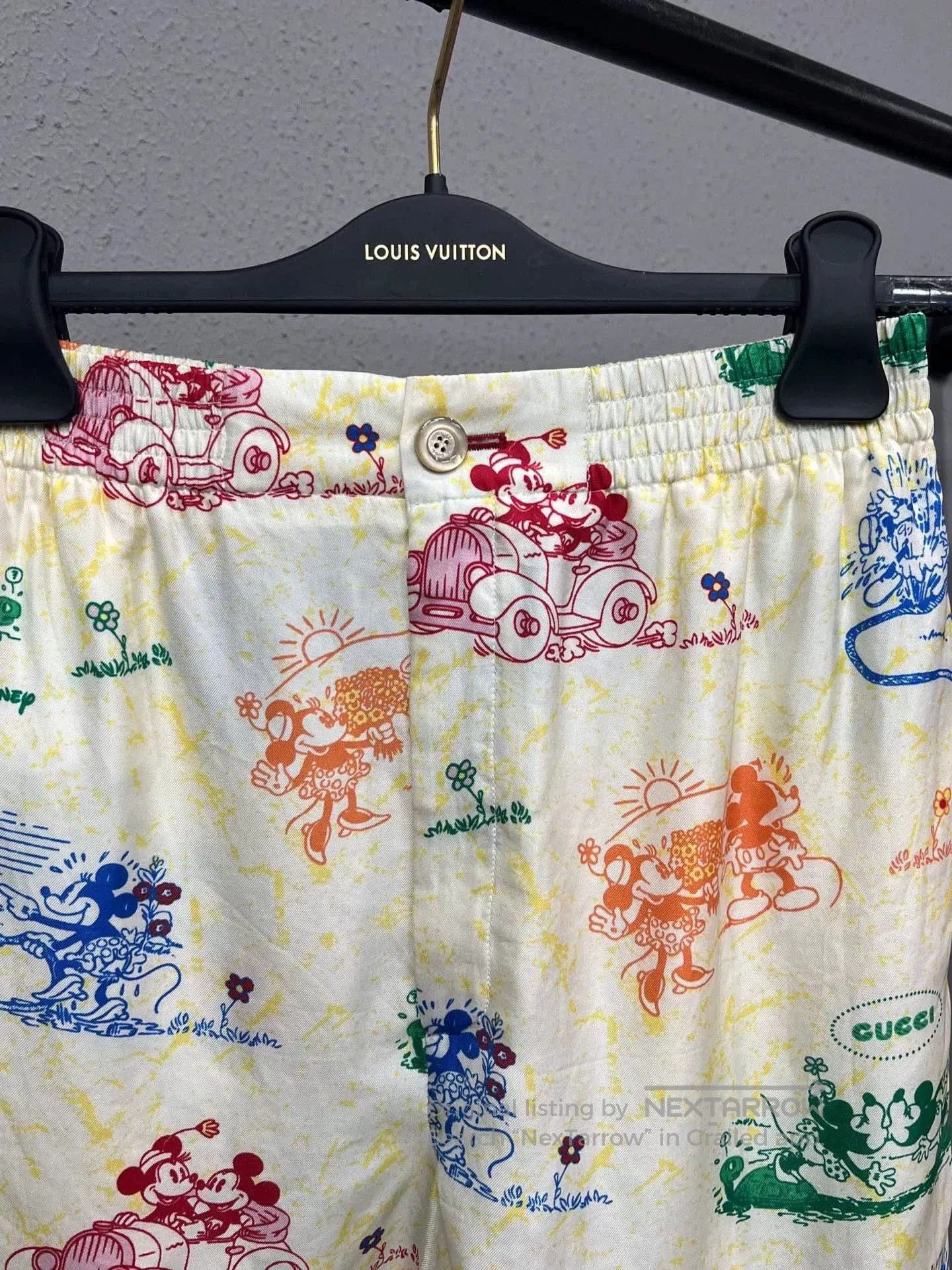 Gucci Gucci Silk Disney Shorts. Size 37" - 3 Thumbnail