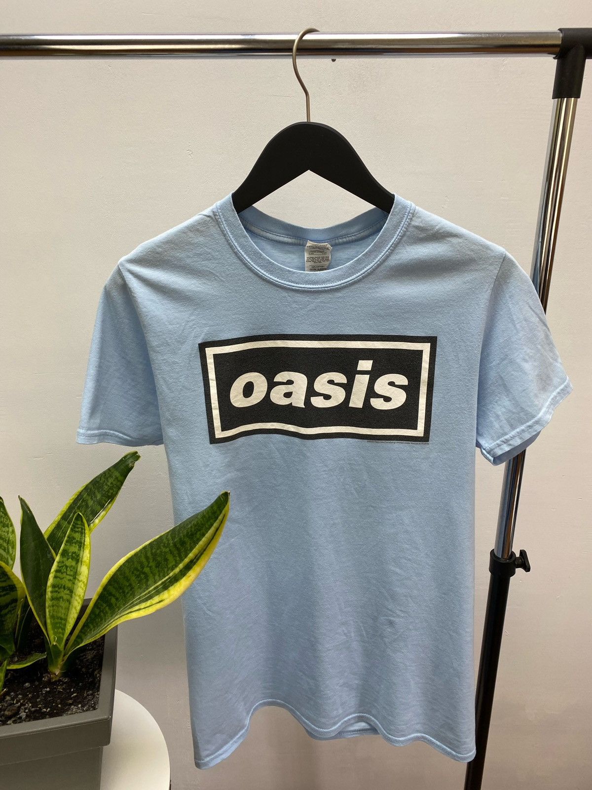 Oasis Shirt Box Logo Vintage Band Tees Radiohead