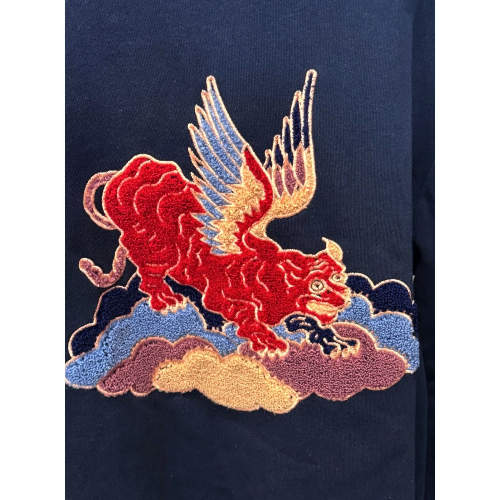 Eleven Paris Eleven Paris Embroidered Dragon SWEATER 2XL XXL Slim Men Multicolor Sweater Size US XXL / EU 58 / 5 - 4 Thumbnail