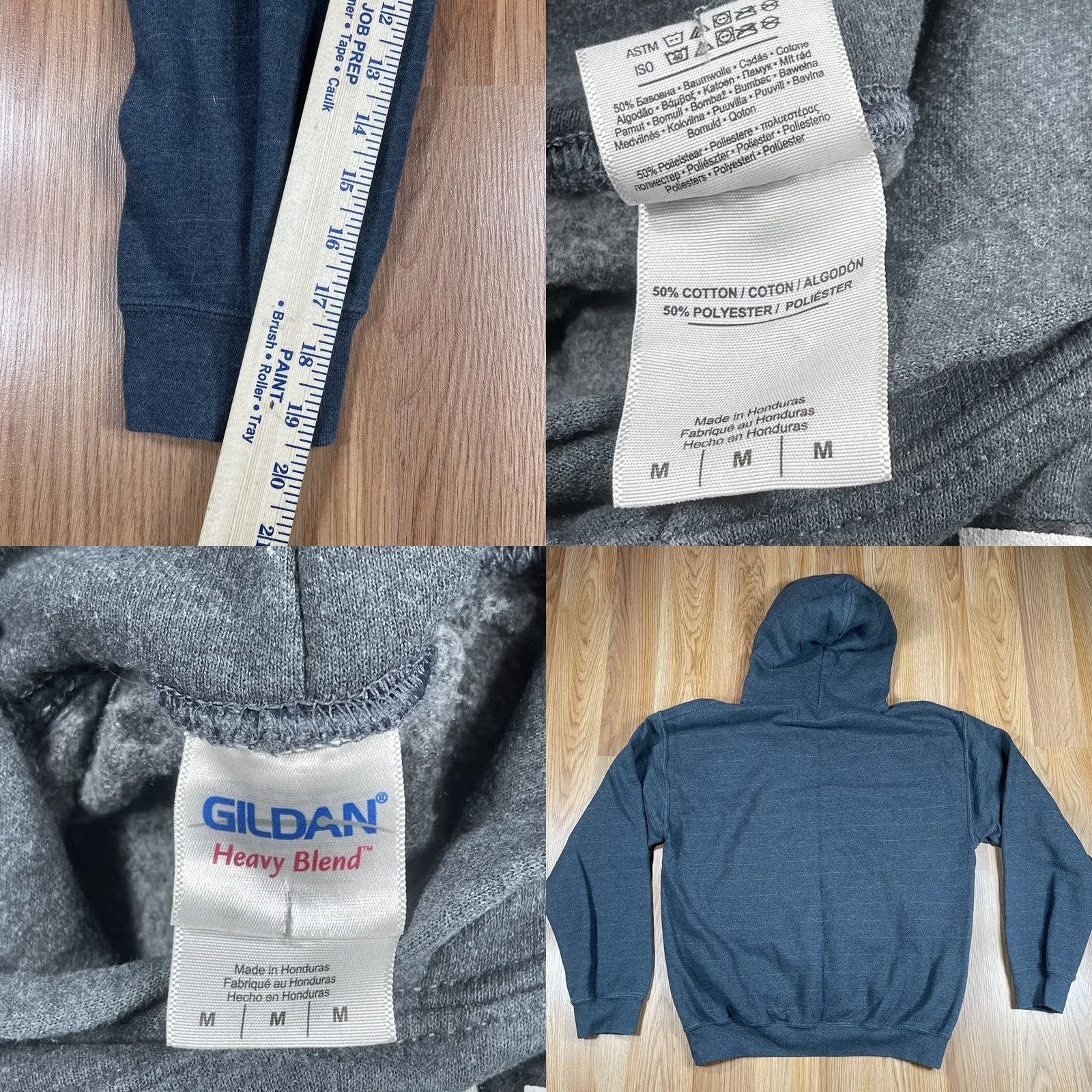 Gildan Gildan Daytona Beach FL Long Sleeve Sweatshirt Hoodie Shirt Mens M Gray Size US M / EU 48-50 / 2 - 8 Thumbnail