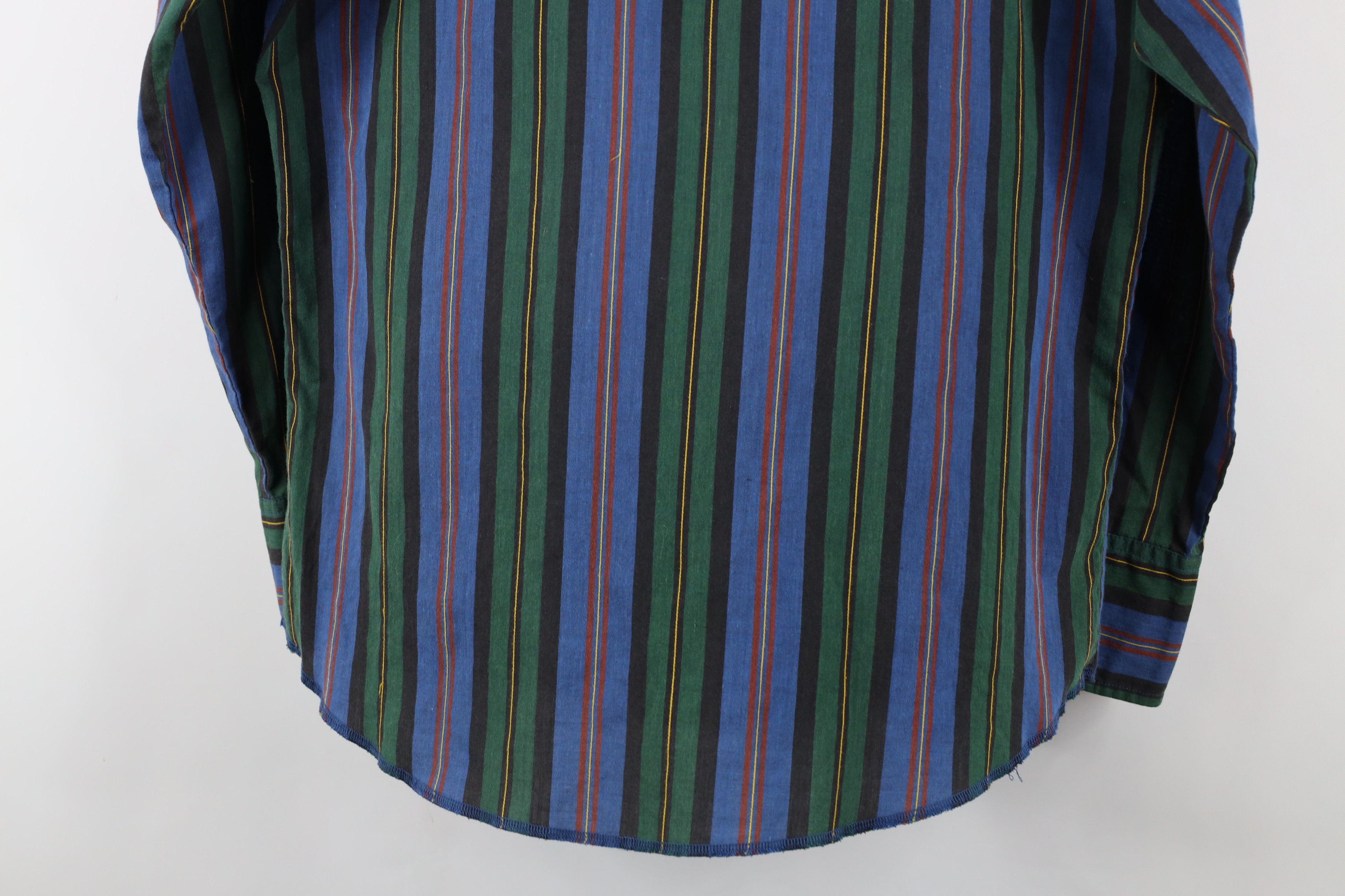 Vintage × Wrangler Vintage 90s Wrangler Striped Western Snap Button Shirt Size US M / EU 48-50 / 2 - 10 Thumbnail
