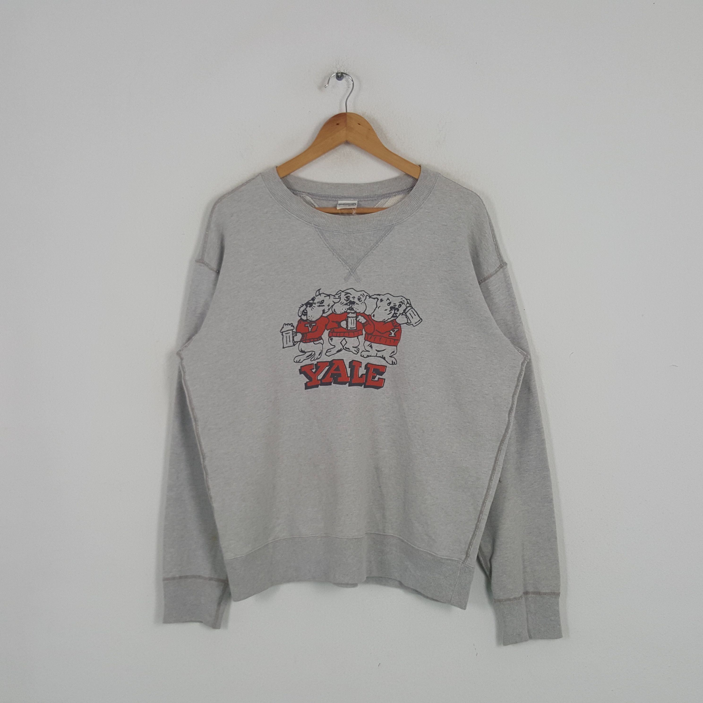 Vintage Vintage Bulldog Yale American University Sweatshirt Size US L / EU 52-54 / 3 - 1 Thumbnail