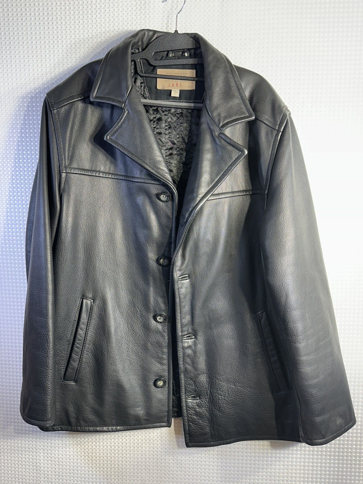 Guess Guess 1981 Genuine Leather Jacket Size US L / EU 52-54 / 3 - 2 Thumbnail