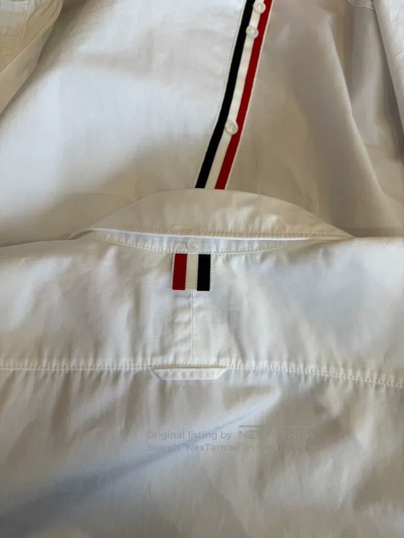 Thom Browne Thom Browne Patch Pocket Button-Down Long Sleeve Shirt Size M / US 6-8 / IT 42-44 - 3 Thumbnail