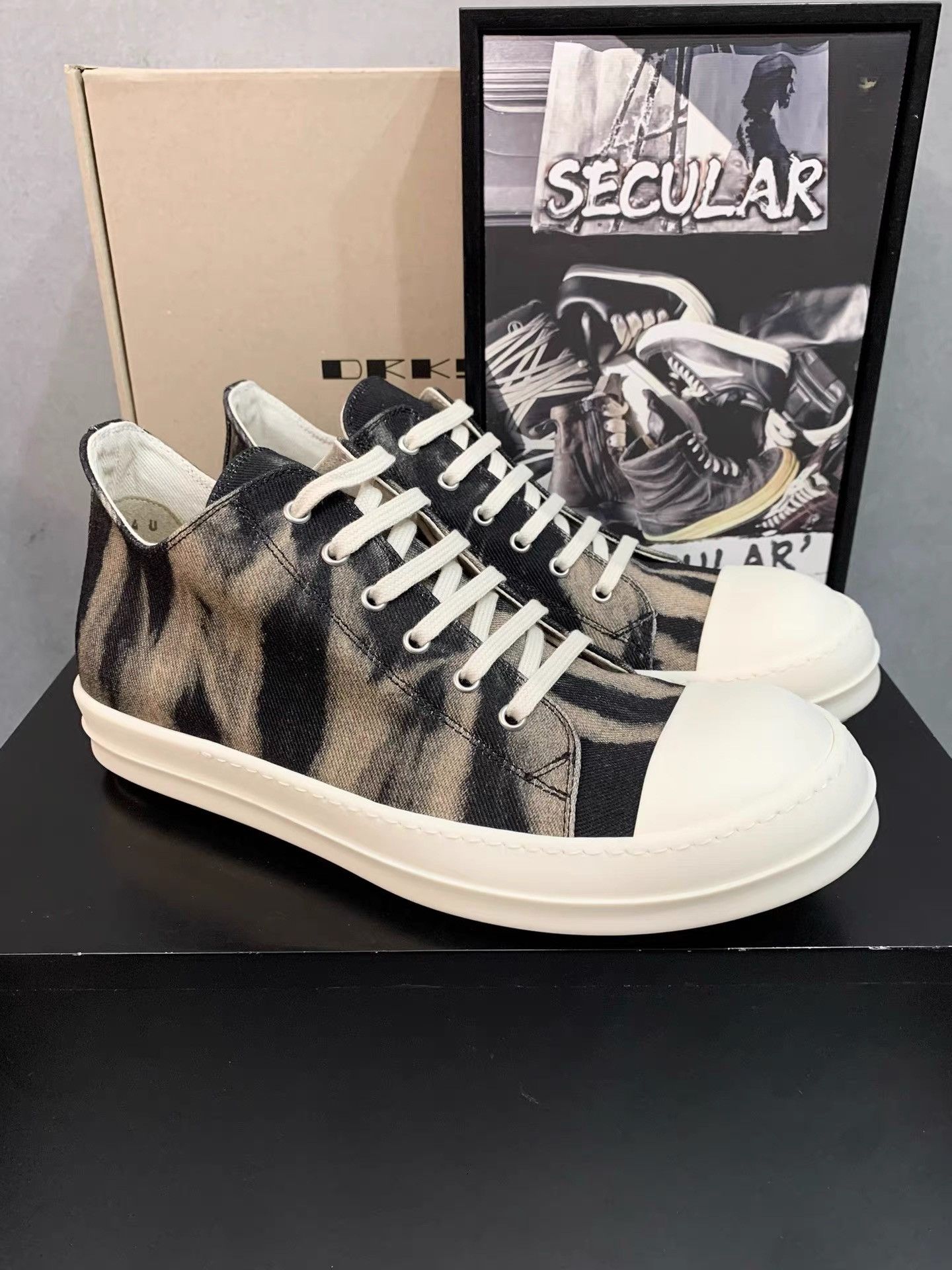 Rick Owens Rick Owens 24FW Low-Top Big Converse K34 Size US 8 / EU 41 - 2 Thumbnail