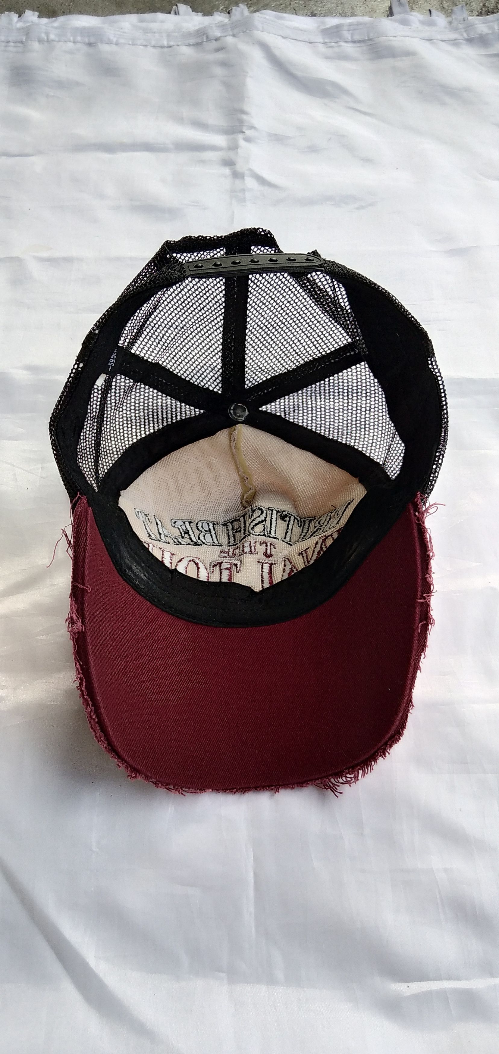 Japanese Brand × Kapital BritishBeat The Final Tour Legendary 1972 Distressed Cap Size ONE SIZE - 4 Thumbnail