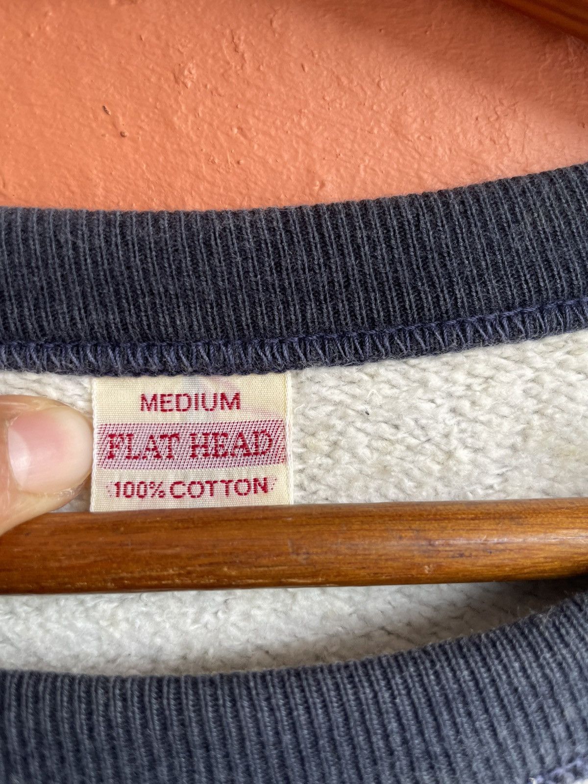 The Flat Head The Flat Head japan Two-tone LoopWheeler Sweatshirt pullover Size US M / EU 48-50 / 2 - 6 Thumbnail