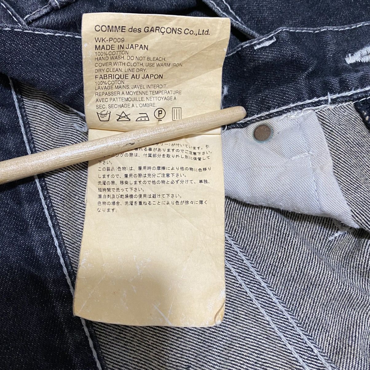 Junya Watanabe FW03 JUNYA WATANABE X LEVI’S ACID WASH BLACK BAGGY PANTS Size US 34 / EU 50 - 6 Thumbnail