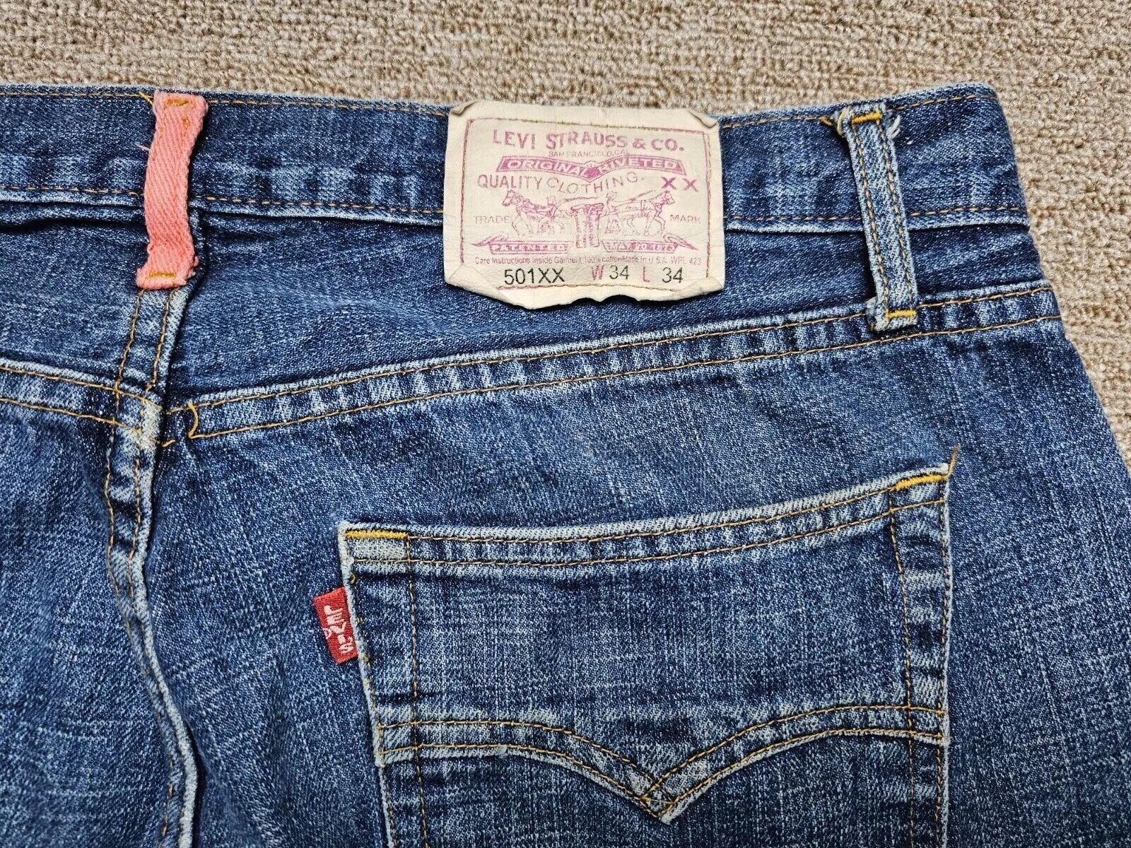 Levi's Vintage Clothing Vintage 80s Levi's 501 XX Jeans Made in USA Cropped W34 Size US 34 / EU 50 - 7 Thumbnail