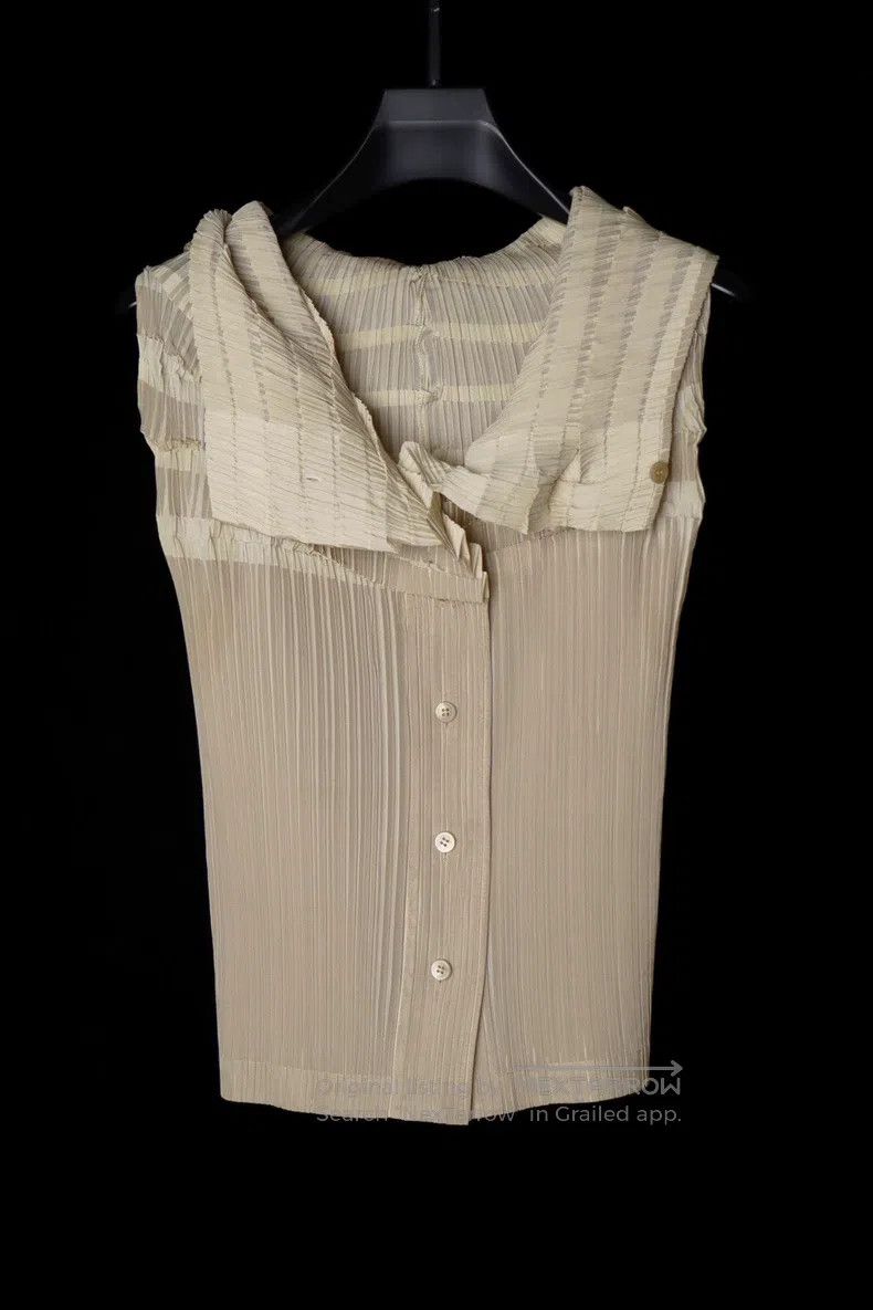Issey Miyake Issey Miyake Gray Pink Deformed Pleated Top Size M / US 6-8 / IT 42-44 - 1 Thumbnail