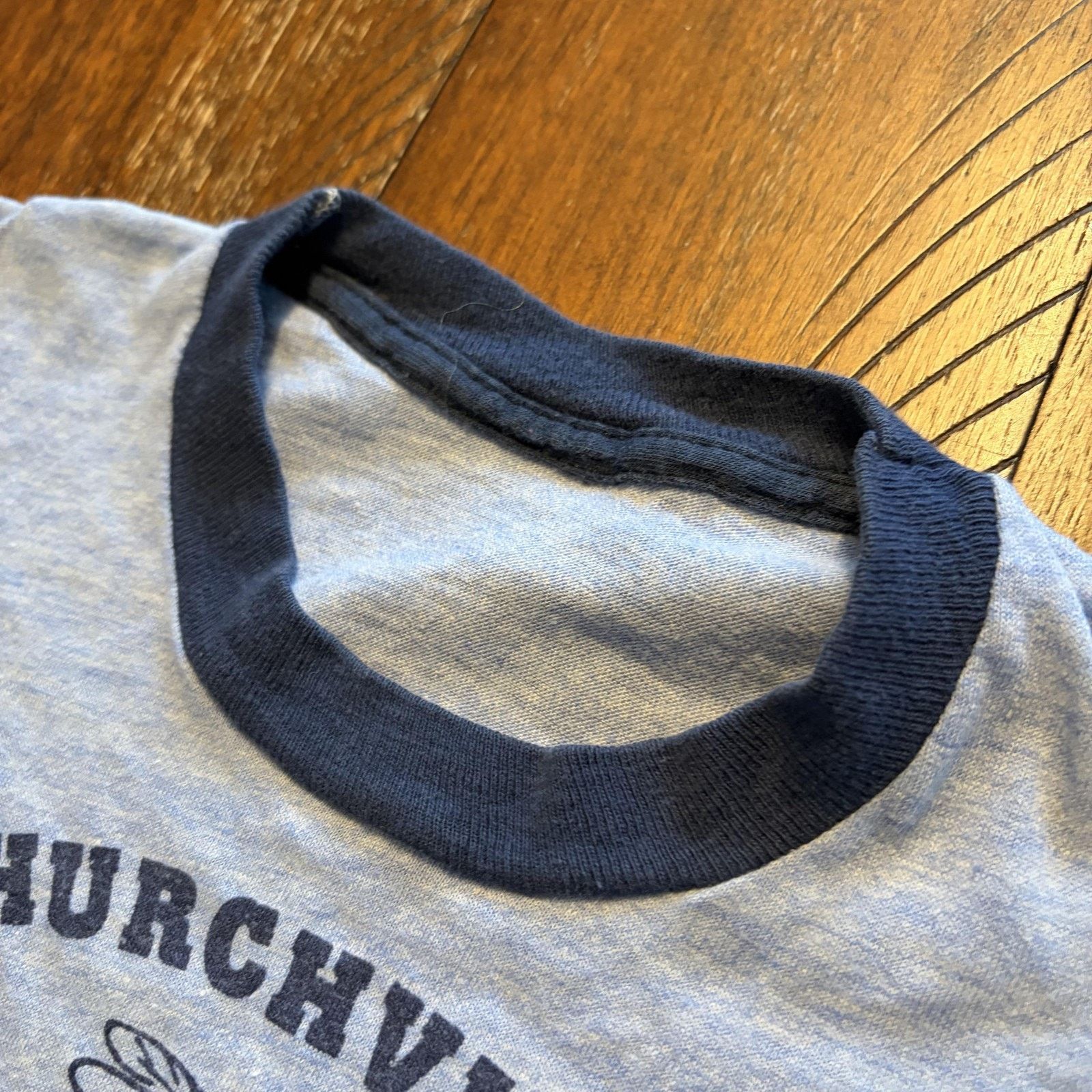 Vintage Vintage Churchville PA School Shirt Kids 4-5 Ringer Mascot Size US XXS / EU 40 - 5 Thumbnail