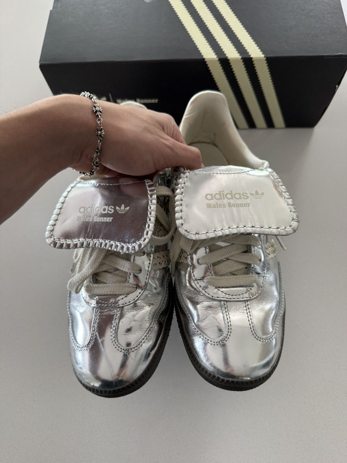 Adidas × Wales Bonner Wales Bonner ‘Silver Metallic’ Adidas Samba Size US 8 / EU 41 - 13 Thumbnail