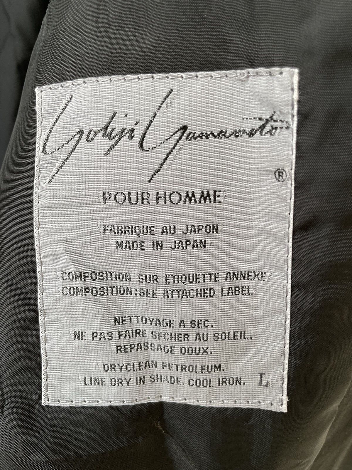 Yohji Yamamoto Yohji Yamamoto AW1998 Pour Homme Wool Blazer Japan Size 44R - 2 Thumbnail