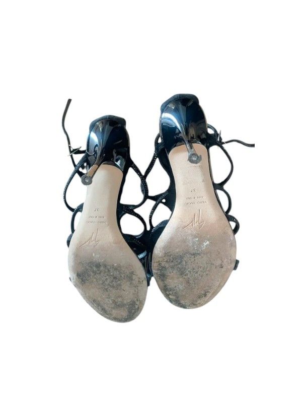 Giuseppe Zanotti Giuseppe Zanotti Coline 110 Cruel Black Summer Embellished Size US 7 / IT 37 - 3 Thumbnail