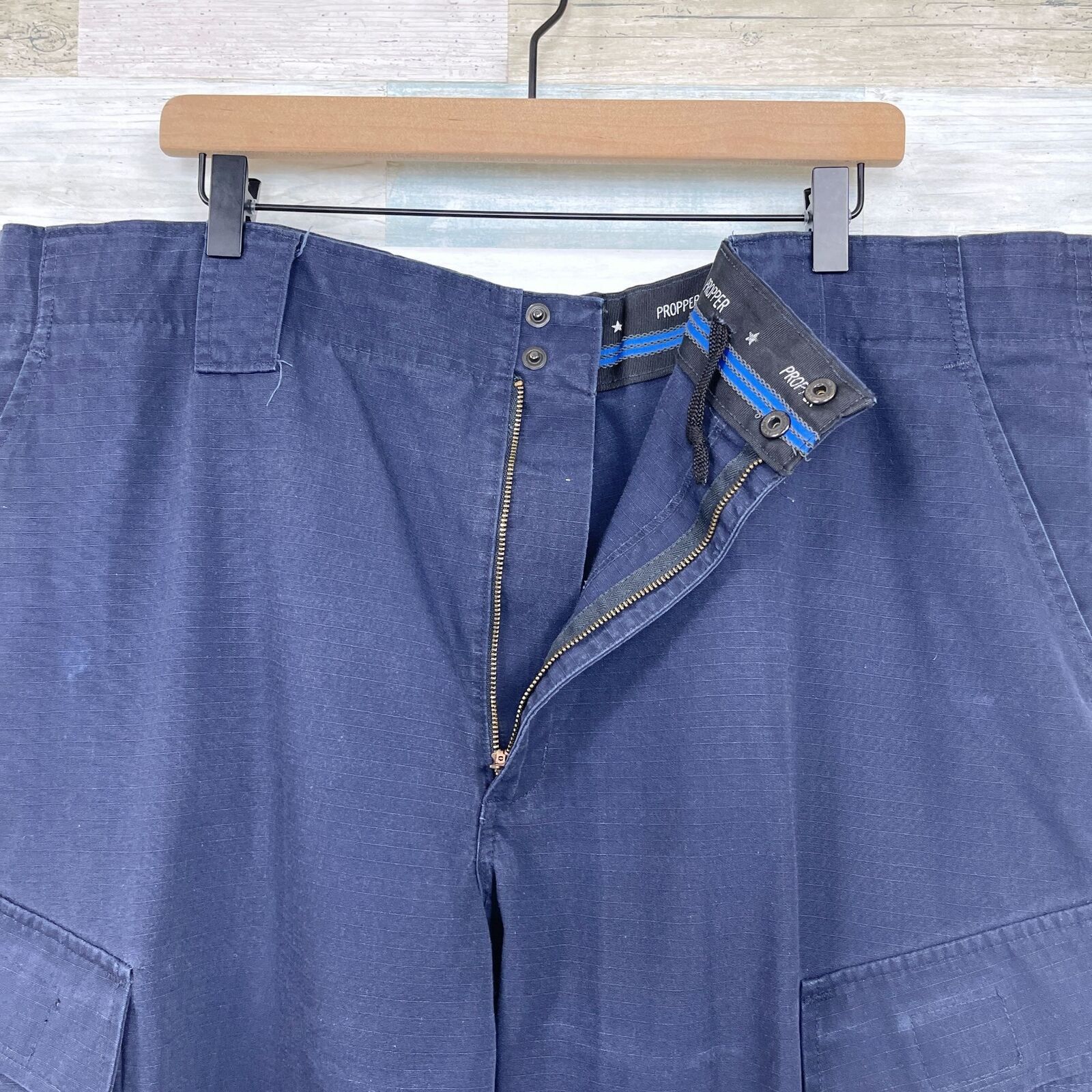 Propper Propper Uniform Tactical Cargo Pants Blue Riptstop 42x32 Size US 42 / EU 58 - 3 Thumbnail