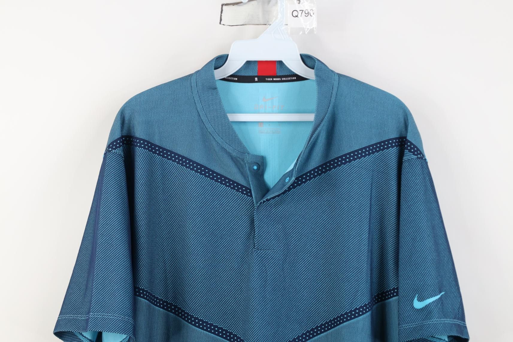 Nike Nike Tiger Woods Collection Collar Golf Polo Shirt Blue Size US L / EU 52-54 / 3 - 2 Thumbnail