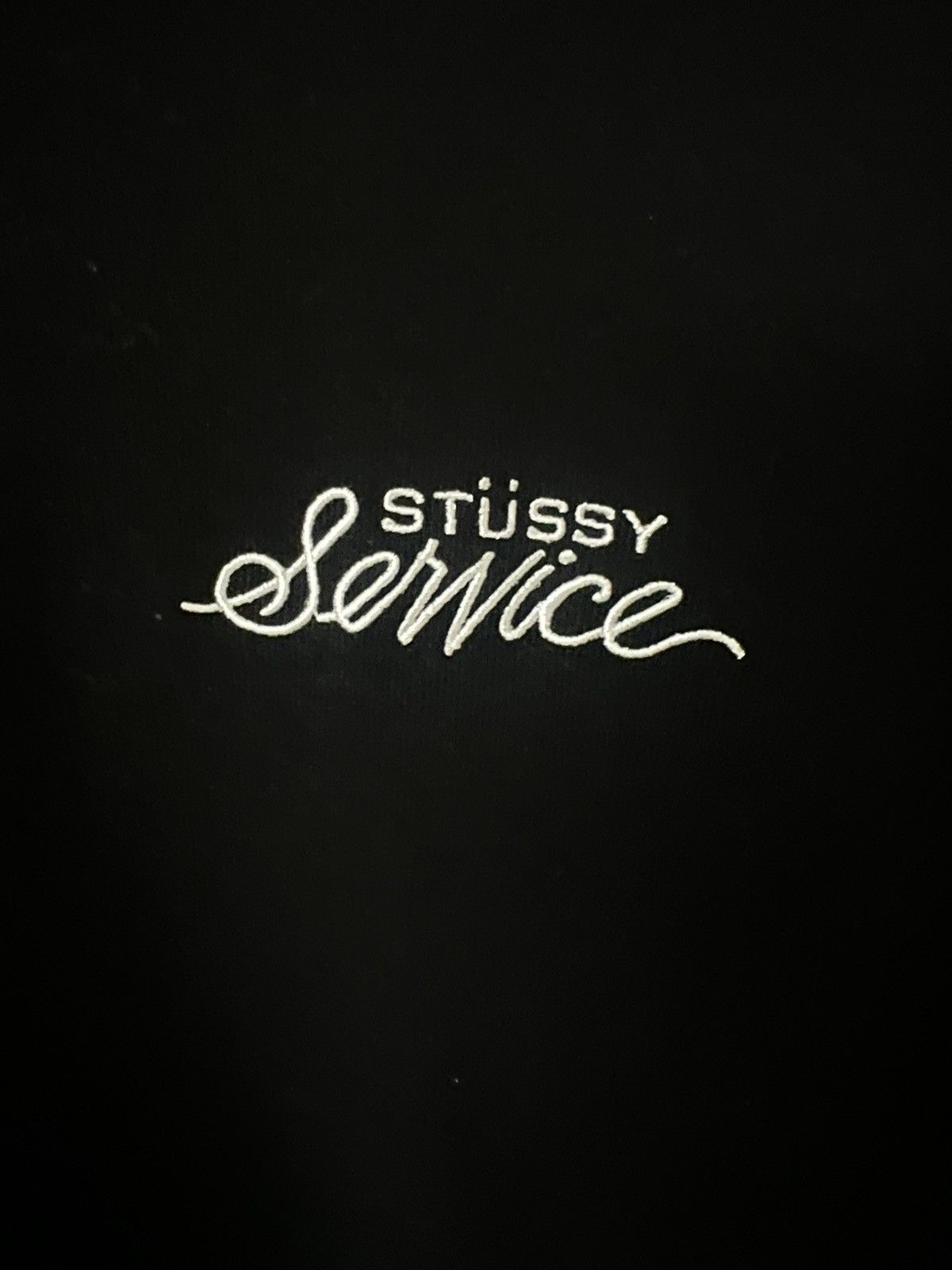 Stussy Stussy service black crewneck sweater Size US L / EU 52-54 / 3 - 3 Thumbnail
