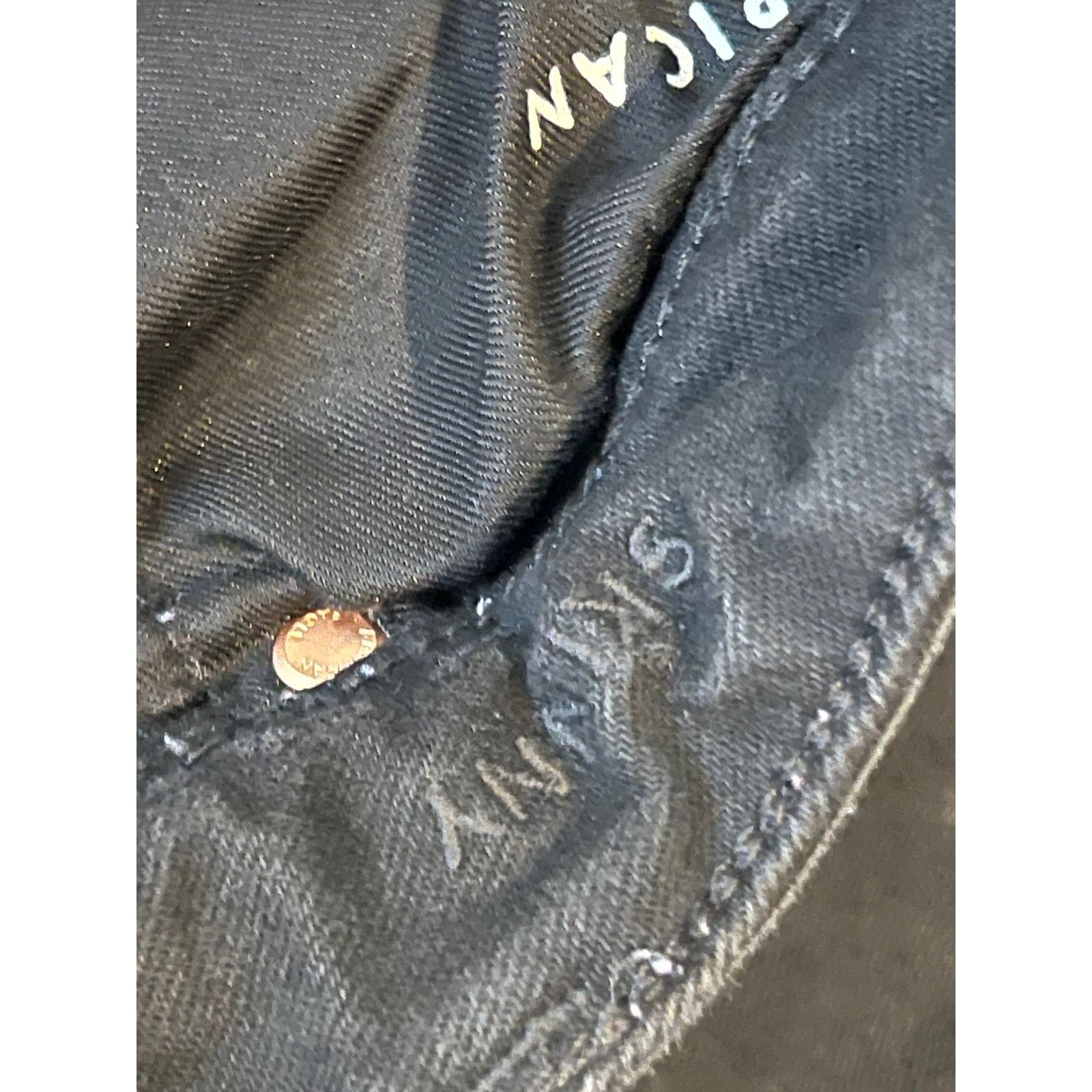 American Eagle Outfitters American Eagle Skinny Black Jeans, 32x34Jo Size US 32 / EU 48 - 4 Thumbnail