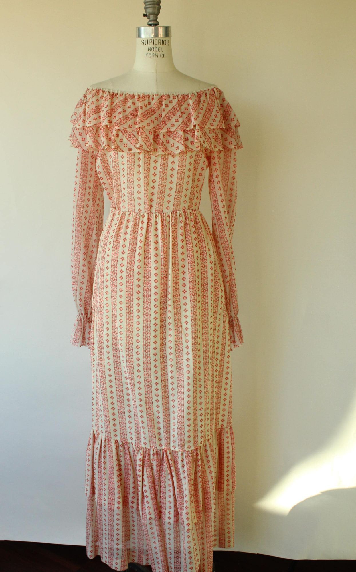 Neiman Marcus Vintage 1960s 1970s Skirt and Blouse, Neiman-Marcus Orange a Size L / US 10 / IT 46 - 7 Thumbnail