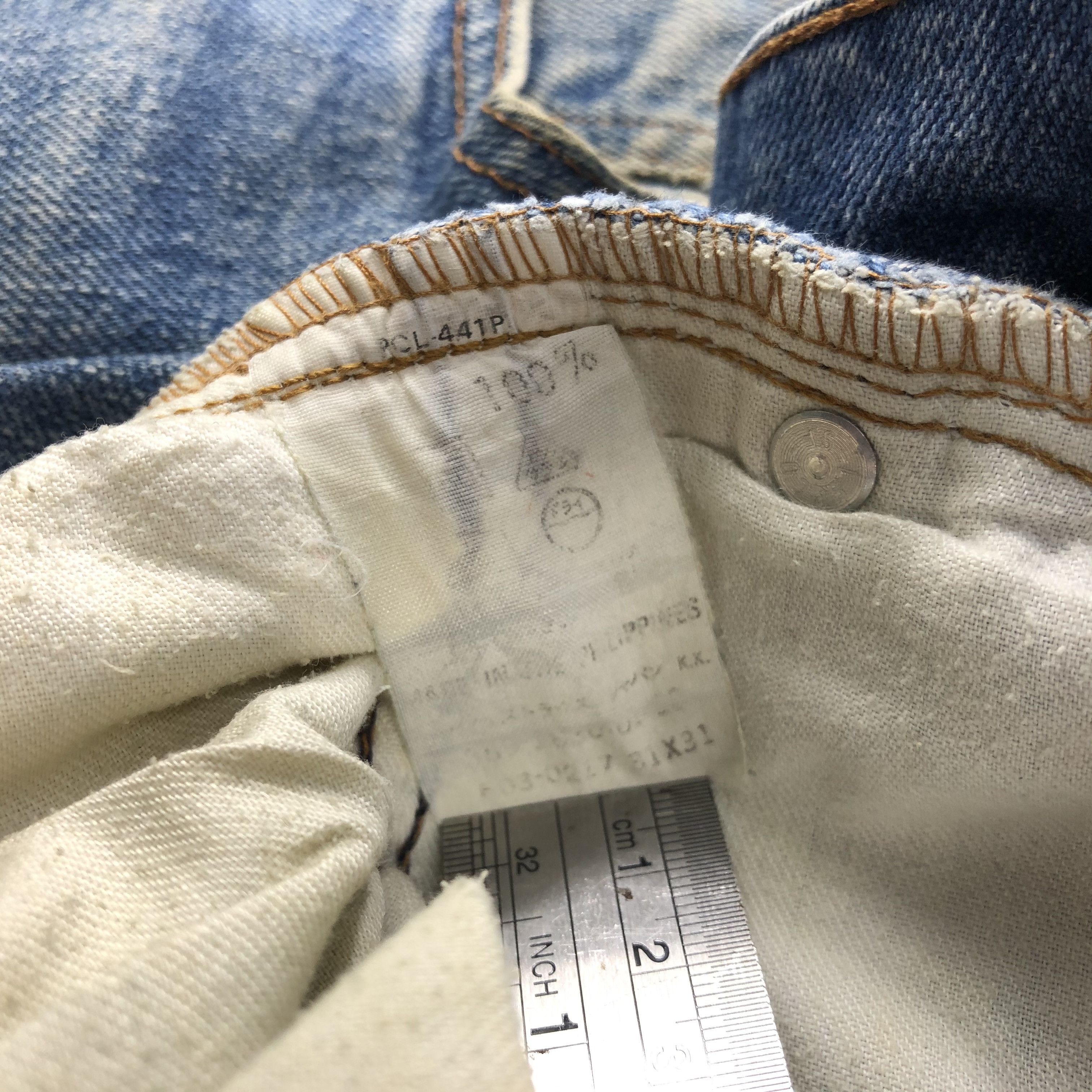 Levi's 90s Vintage Light Wash Levis 603 Jeans-J1893 Size US 31 - 11 Thumbnail
