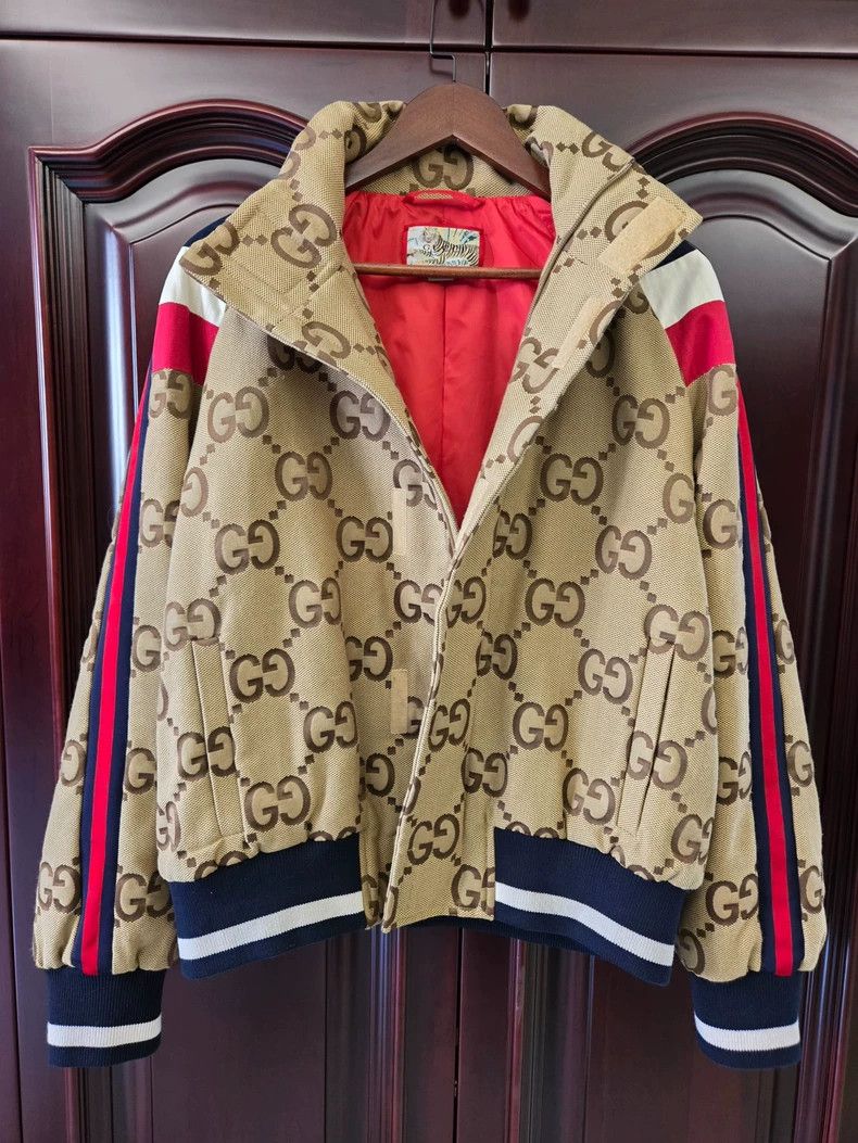Gucci Gucci Double G print stand-up collar long sleeve Gucci old Size US M / EU 48-50 / 2 - 2 Thumbnail
