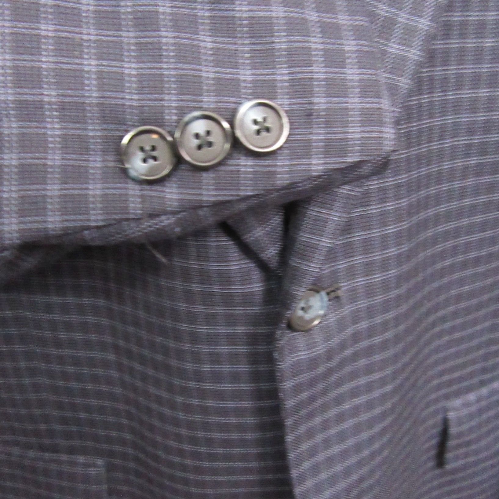 Hart Schaffner Marx Hart Schaffner Marx Mens Sport Coat 39L Blue Check Plaid Single Vent Size US XXS / EU 40 - 3 Thumbnail
