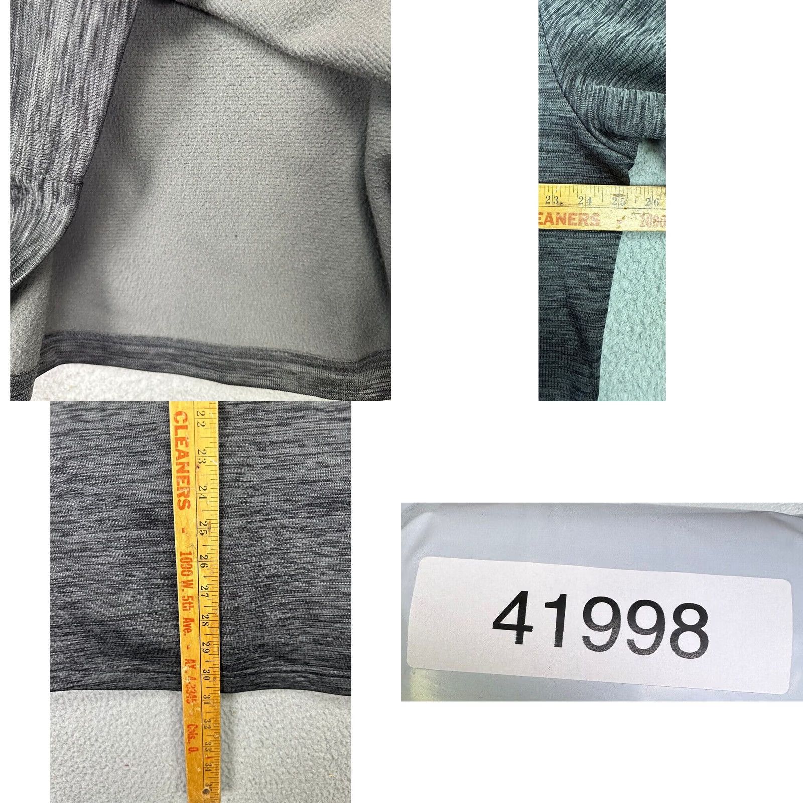 Callaway VINTAGE Callaway Shirt Mens 2XL Grey Fleece Lined Mock Neck Pullover Quarter Snap Button Golf Shirt Size US XXL / EU 58 / 5 - 8 Thumbnail