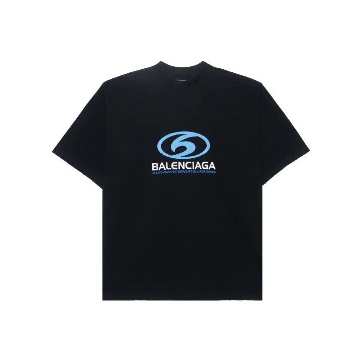 Balenciaga Balenciaga Logo Print Black Short Sleeve T-Shirt Size US XS / EU 42 / 0 - 1 Thumbnail