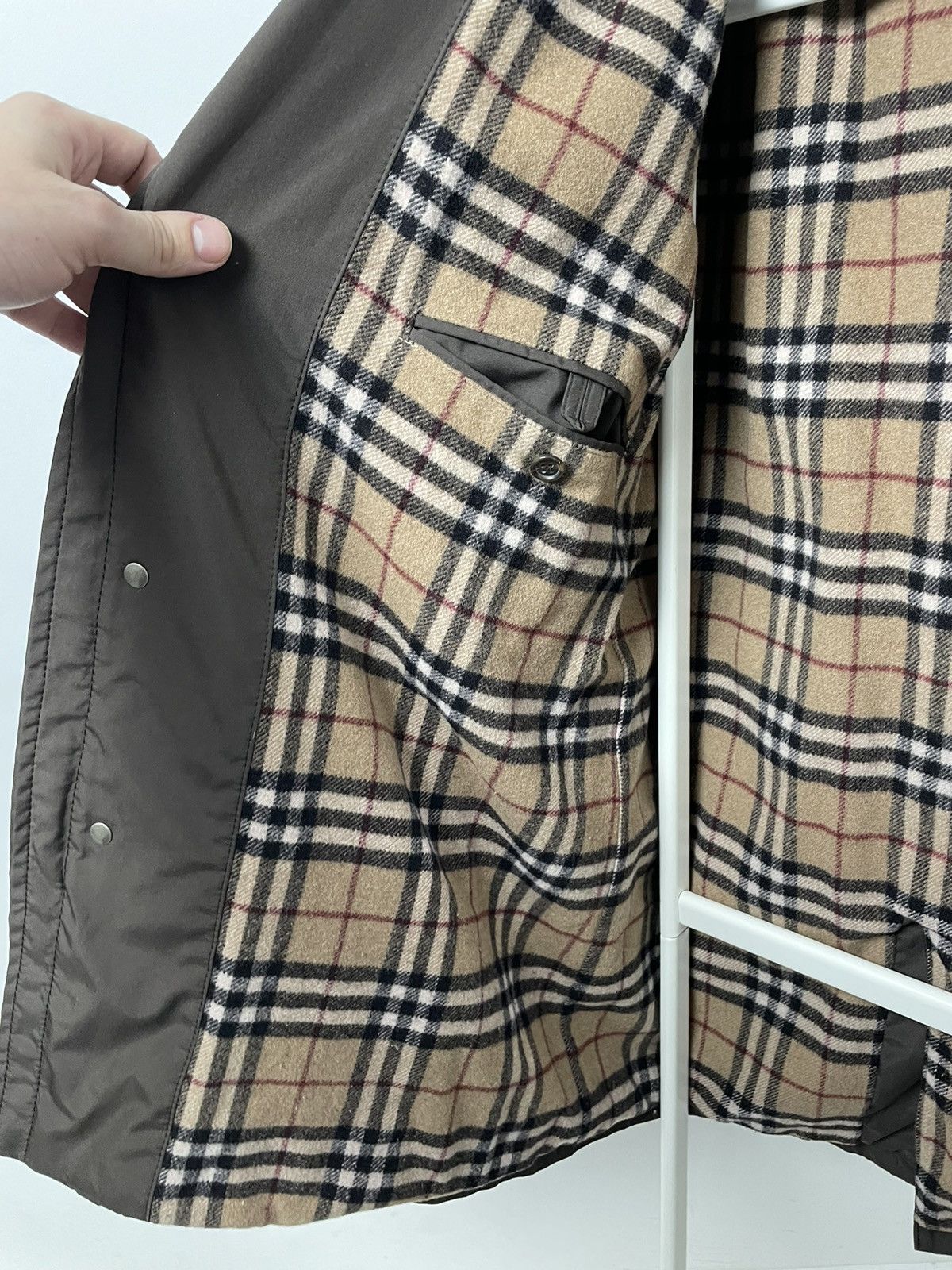 Burberry Burberry London Vintage Jacket nova check wool nylon Size US L / EU 52-54 / 3 - 11 Thumbnail