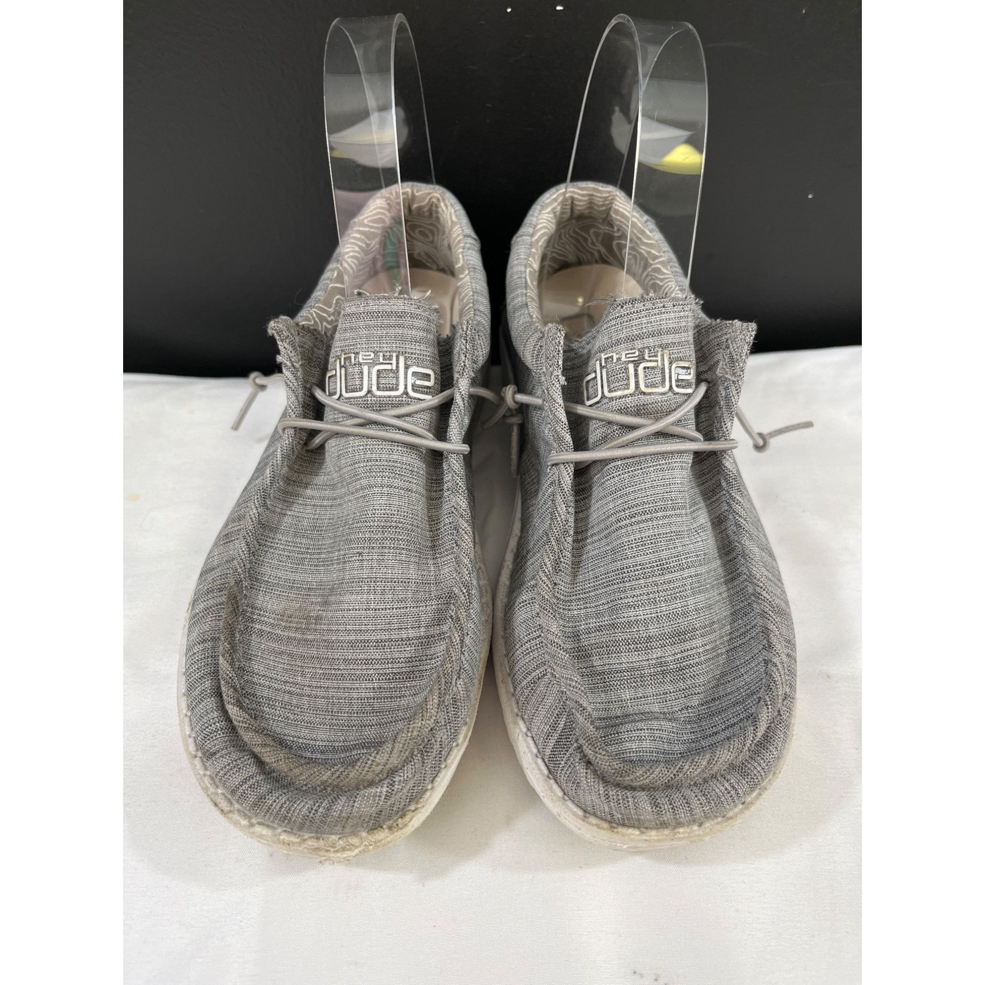 Other Hey Dude Wally Women's Grey Shoes/Slip-ons Size 5 SKU 5834 Size US 5 / IT 35 - 2 Thumbnail