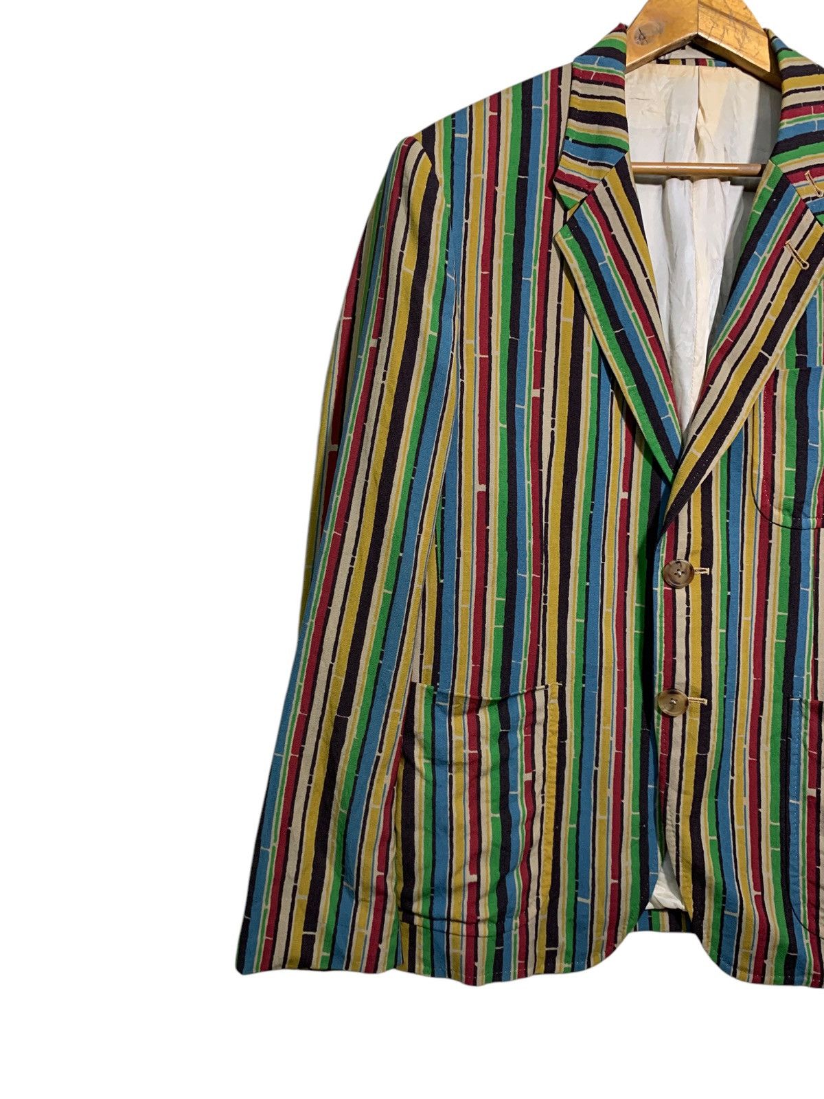 Paul Smith 🔥PAUL SMITH MULTICOLOUR STRIPES JACKETS Size US M / EU 48-50 / 2 - 2 Thumbnail