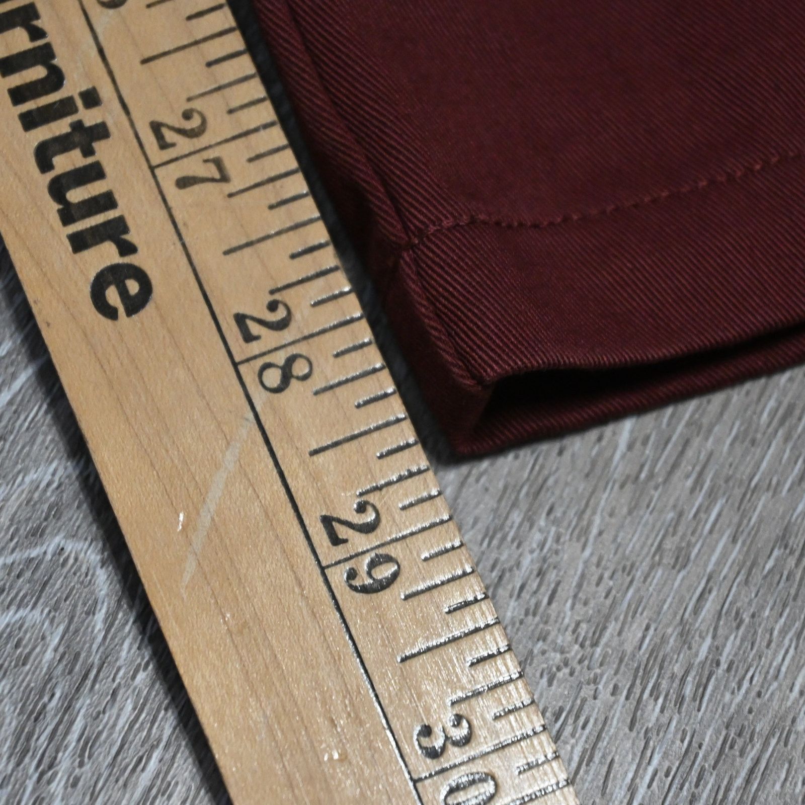 Supreme Supreme Work Pants Burgundy Red Size 30 Straight Leg Cotton Size US 30 / EU 46 - 5 Thumbnail