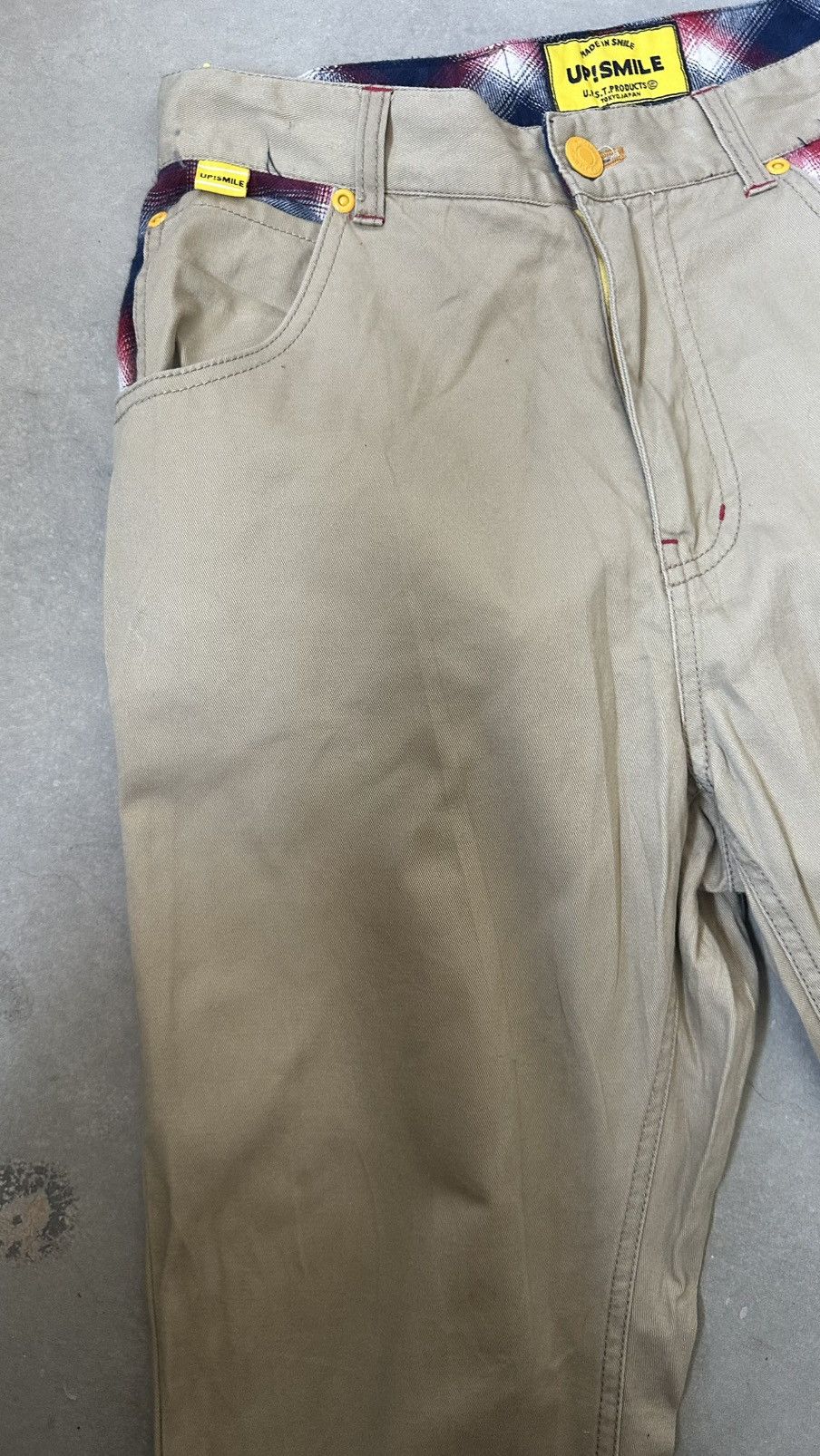 Vintage UP SMILE ZIPPED BACK SMILE PANT Size US 30 / EU 46 - 6 Thumbnail