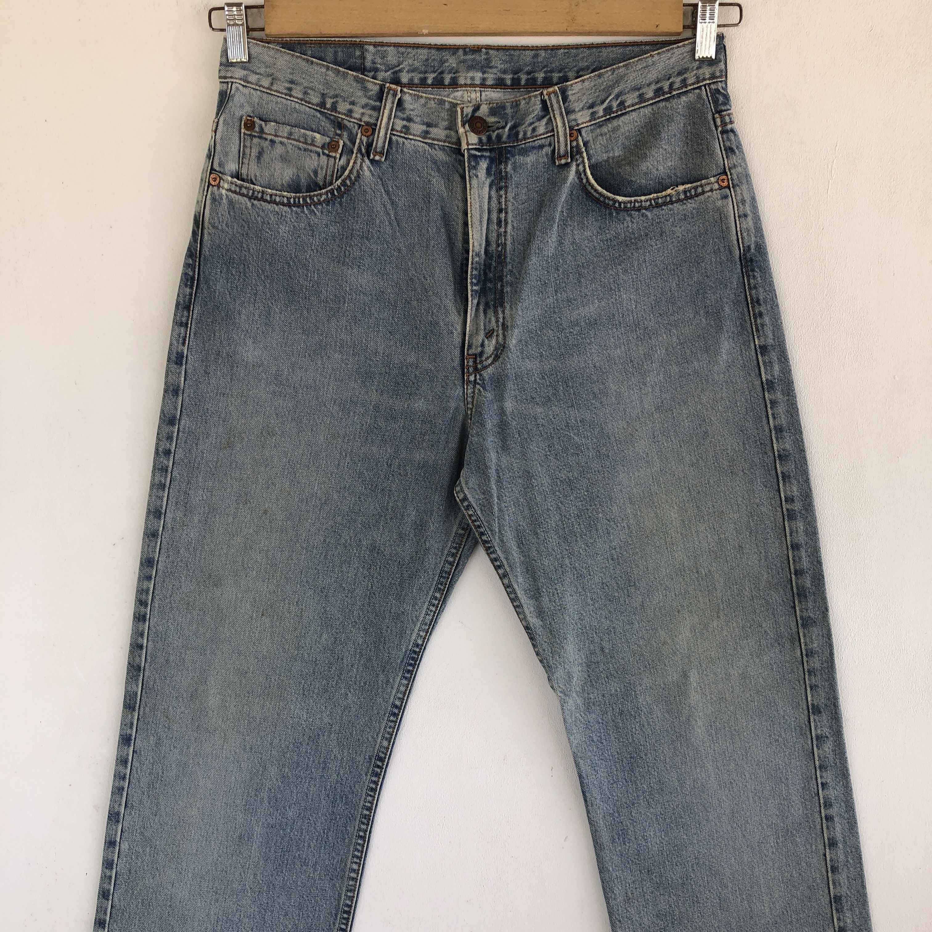 Levi's Vintage Levis Light Wash Jeans Levi's Sun Faded Denim Size US 32 / EU 48 - 3 Thumbnail