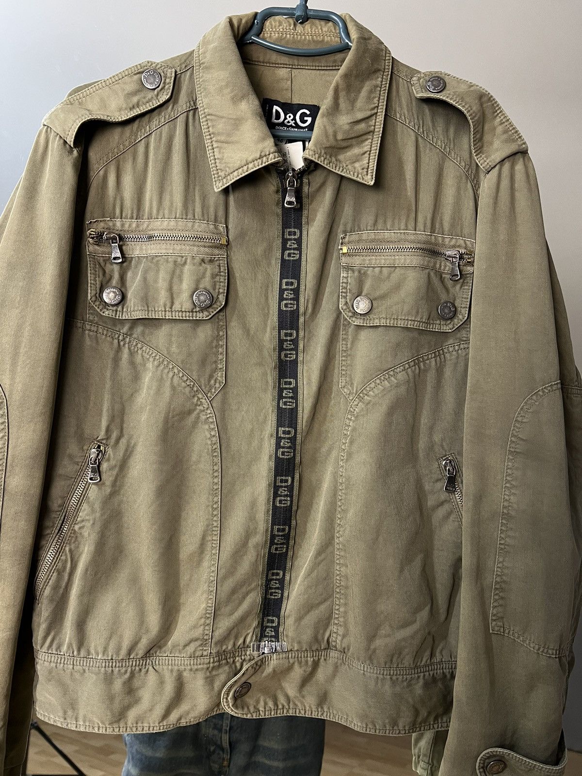 archive D&G military jacket y2k 00s