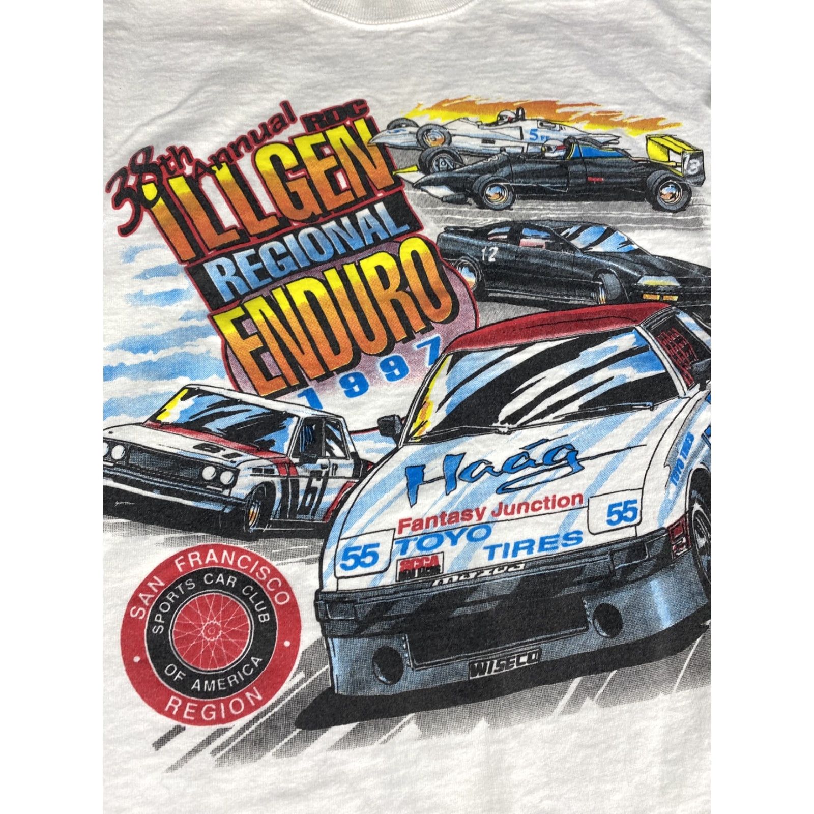 Vintage VINTAGE 1997 RDC Illgen Regional Enduro T Shirt L San Francisco Car Club Shirt Mens Size US L / EU 52-54 / 3 - 2 Thumbnail