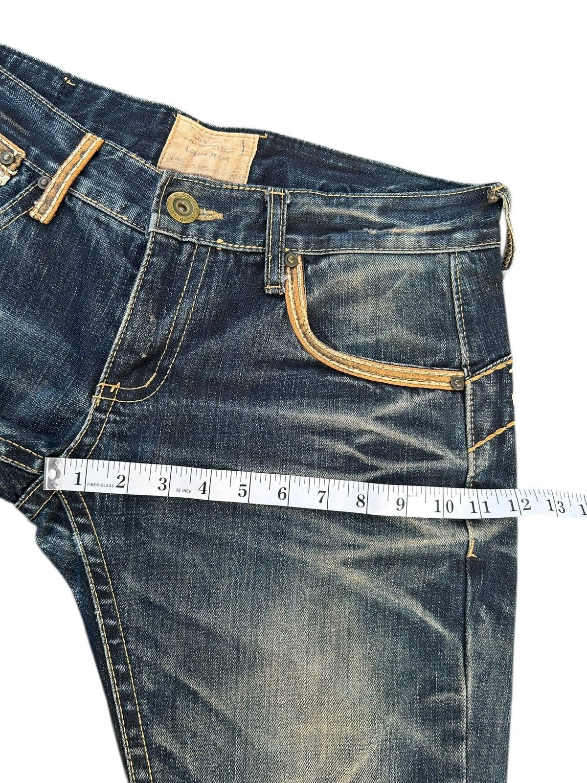 Kapital Buckle Back Lolita Distressed Denim Jeans Size US 34 / EU 50 - 18 Thumbnail