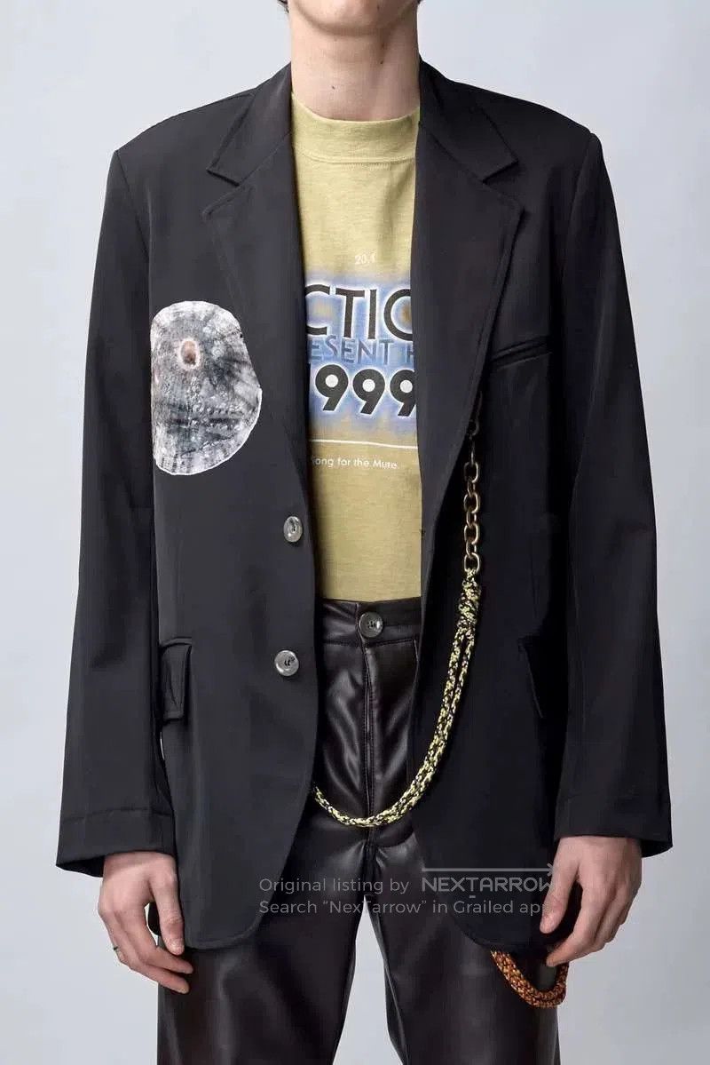 Song For The Mute Song for the Mute 23.1 Shell Print Blazer. Size US M / EU 48-50 / 2 - 5 Thumbnail