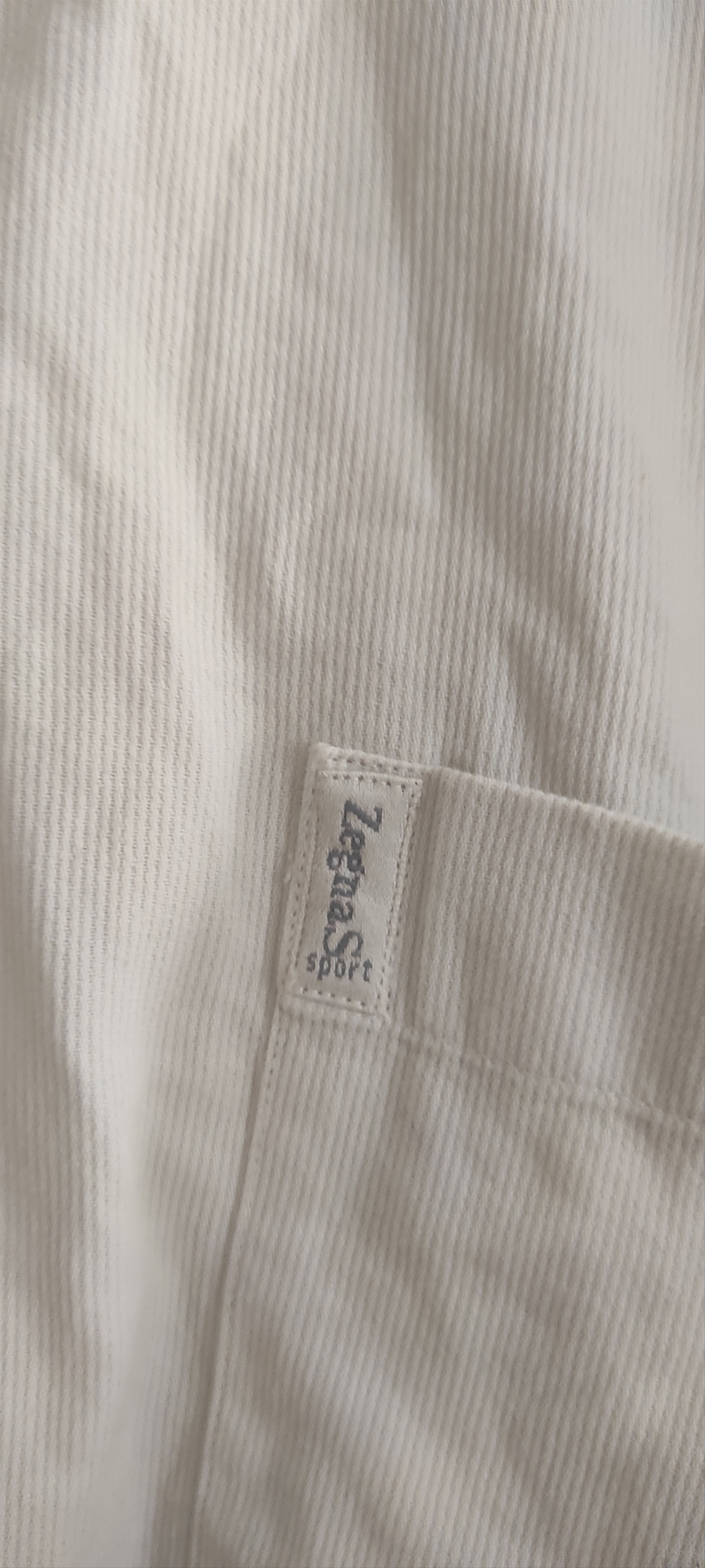 Ermenegildo Zegna Zegna Sport Corduroy Shirt Mens Medium Gray Cotton Size US XL / EU 56 / 4 - 4 Thumbnail
