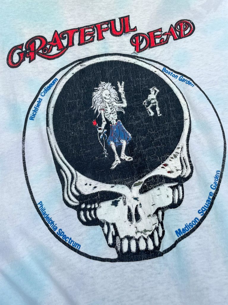Vintage Vintage Grateful Dead Single Stitch Tie Dye T- Shirt- 1980s Size US XL / EU 56 / 4 - 6 Thumbnail