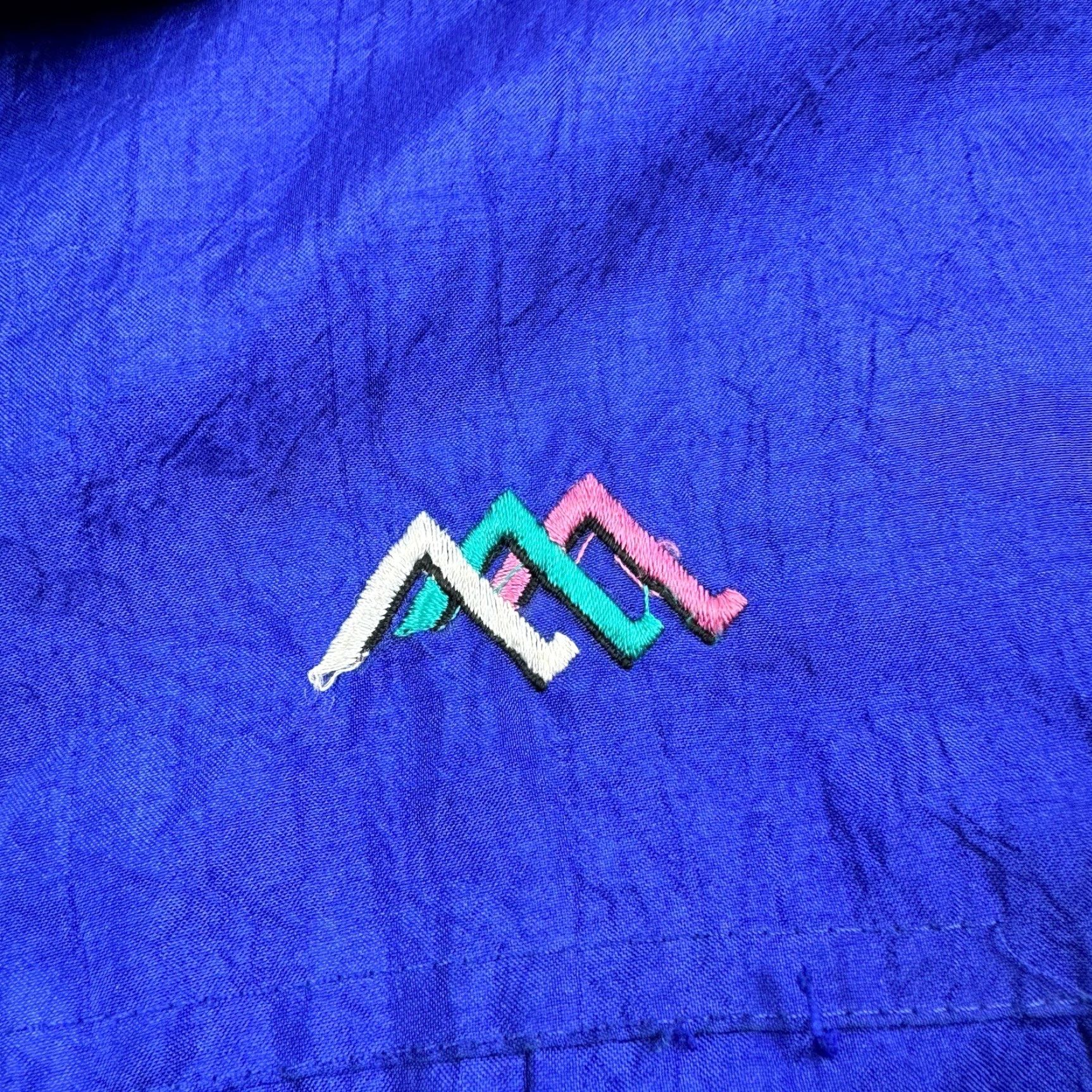 Vintage VINTAGE Lavòn Windbreaker Jacket Womens L Blue Full Zip 80s Size L / US 10 / IT 46 - 3 Thumbnail