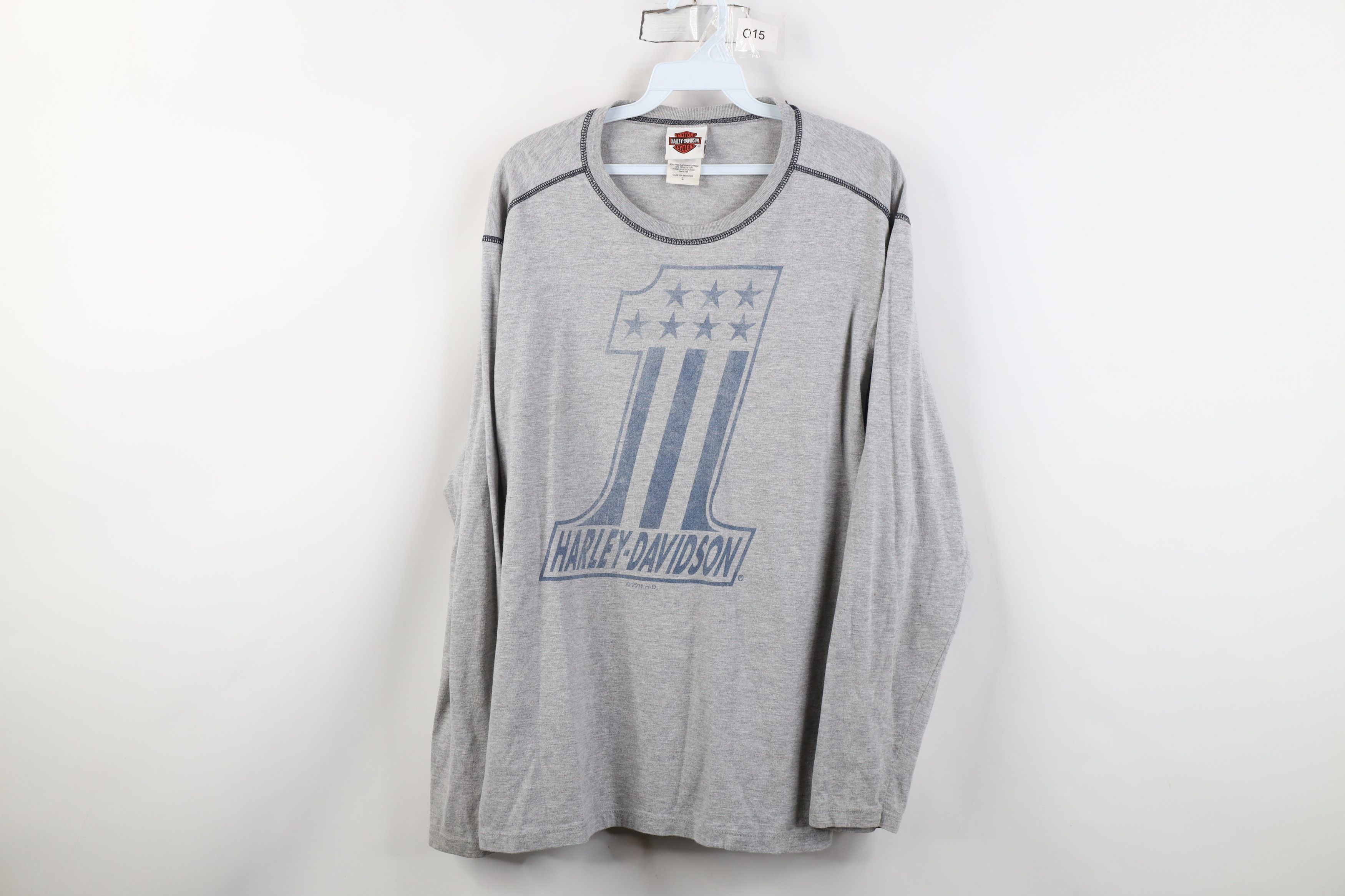 Harley Davidson Vintage Y2K Harley Davidson Seattle Long Sleeve T-Shirt Gray Size US L / EU 52-54 / 3 - 1 Thumbnail