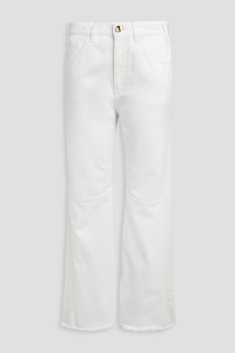 Chloe o1y0825 Denim Pant in White Size 26" / US 2 / IT 38 - 1 Thumbnail