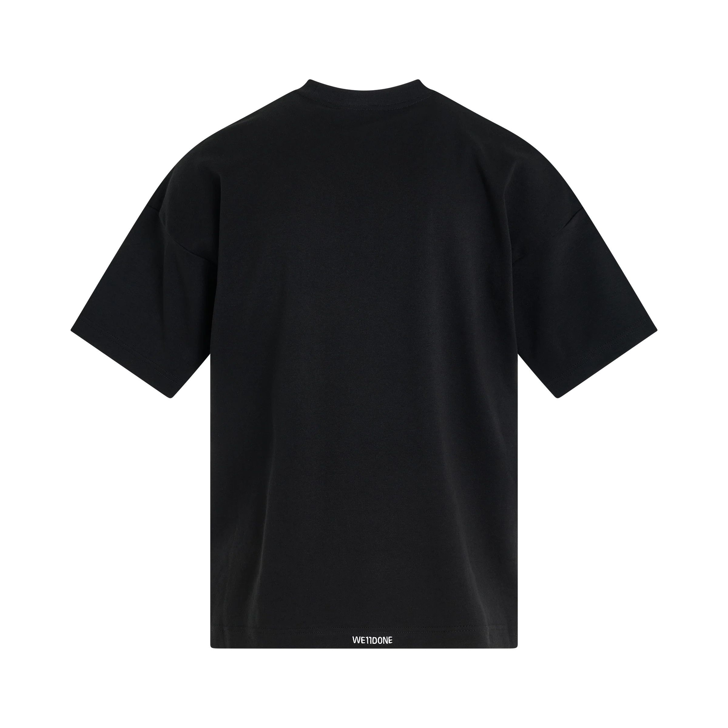 WE11DONE o1mris0824 Skull Print T-Shirt in Black Size US M / EU 48-50 / 2 - 4 Thumbnail